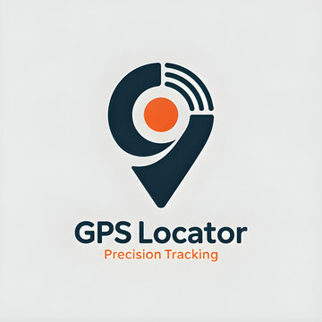 GPS Locator Logo &ndash; Precision Tracking & Map Pin Icon