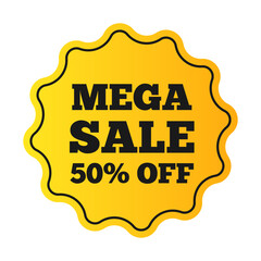 Vector labels for discounts and sales. Labels, stickers with text, and sale tags. Promo tag concept. Element for your design.