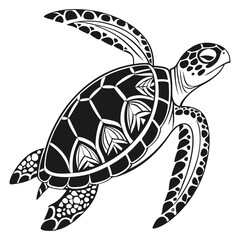 Tribal Sea Turtle. Ocean Guardian Turtle. Sacred Shell Design.Mystic Marine Turtle. Black Ink Sea Turtle. Turtle vector, Turtle concept, Turtle cartoon, Turtle icon, Turtle art, Turtle topics, Turtle 