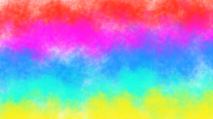 Vibrant rainbow cloud abstract background with soft blended colors and gradients