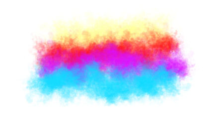 Fototapeta premium Vibrant swirling smoke effect with rainbow colors abstract background texture