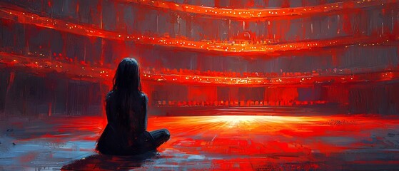 A dreamy surreal underwater photography concept showing women gracefully floating with flowing dresses, artistic lifestyle portrait, fantasy underwater scene, emotional cinematic vibes