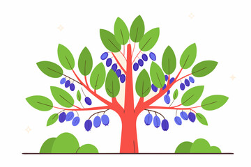 vector illustration of a tree