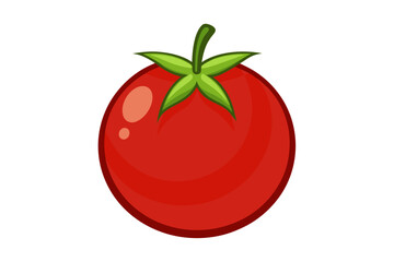 tomato isolated on white