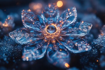 Close-up of a snowflorer.