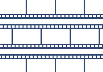 シネマフィルムのシンプルなボーダーデザイン