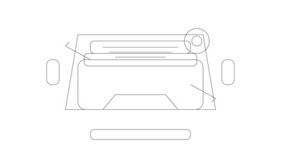 Inbox Tray Unique Vector – Mail, Message, and Document Storage Illustration
