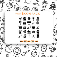 Illustration of magic icon pack