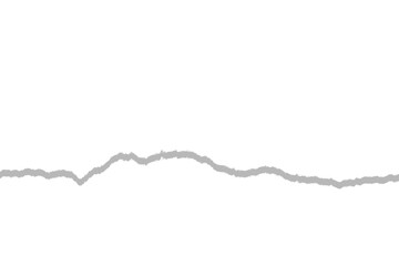 Ripped paper edge effect abstract texture isolated graphic design element isolated on transparent background