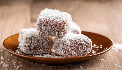 Classic Australian Lamingtons Coconut Coated