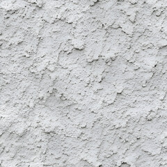 Fototapeta premium Seamless White Popcorn Stucco Wall Texture or Rough Dash Plaster Background