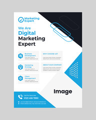 Modern business flyer template