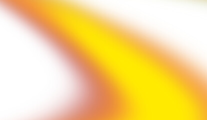 Abstract diagonal light streak with warm yellow and orange hues on Transparent background.