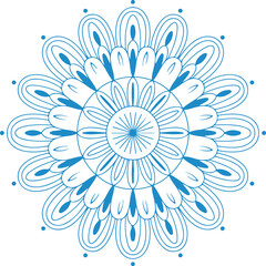 Simple Mandalas Artwork Vector. Simple mandala design,mandala