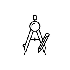 Drawing Compass Icon