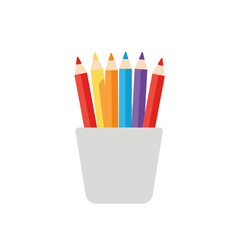 Cup of Color Pencils