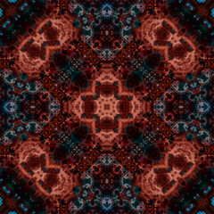 Seamless abstract art pattern. woven endless pattern. Square abstract background
