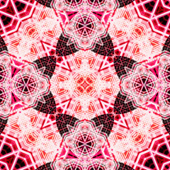 Seamless abstract art pattern. woven endless pattern. Square abstract background