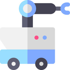 AGV Robot Automation Icon