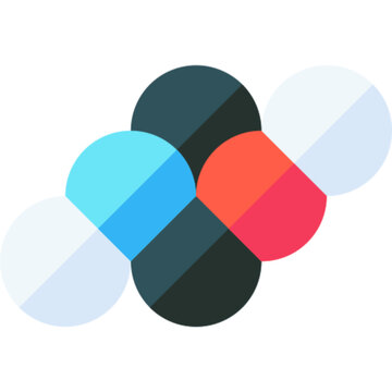 Biochemical Coenzyme Icon Vector Science Biology Research Molecule