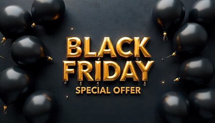 Black Friday Web Banner Design, Black Friday design for advertising, banners, leaflets and flyers., promotional discount concept, created with generative ai