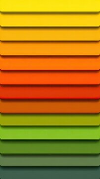 Colorful, layered horizontal stripes