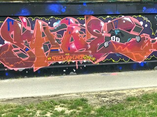 graffiti on the wall