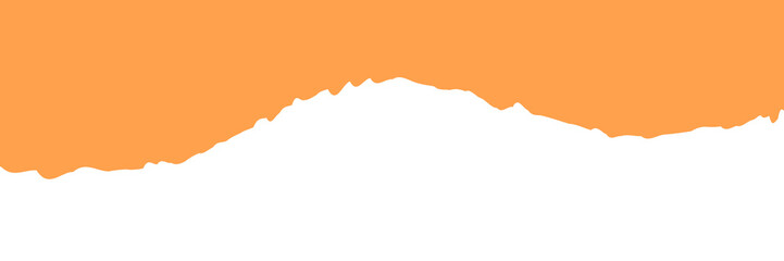 Realistic torn paper edge. Ripped paper mockup isolated on transparent background. Piece of rip paper PNG. mockup template 