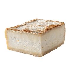 Taleggio on a white background