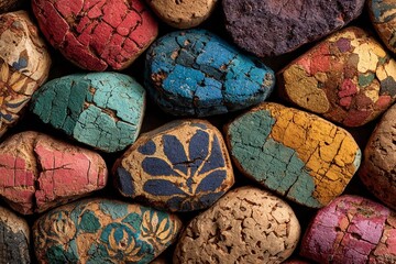 Discovering Beauty Within Chaotic Fragments of Ceramic and Cork Design Generative AI