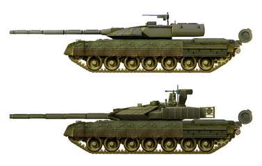 A collection of MBT concepts (top: Obj-640 Black Eagle, bottom: Obj-640MS). Individual images, in full size, can be found in the portfolio or by name in the site search