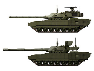 A collection of MBT concepts (top: T-14 Armata-M, bottom: T-14 Armata 152mm). Individual images, in full size, can be found in the portfolio or by name in the site search