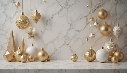 Fototapeta premium christmas decoration on wooden background,Christmas decoration on wooden background, rustic pine branches and pinecones, red berries and festive ribbons, sparkling fairy lights, vintage ornaments and 