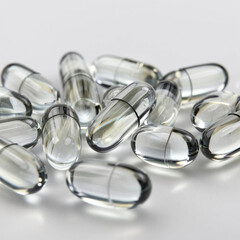 
transparent capsules