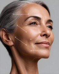 Advanced dermatological laser bioremodeling technology for skin rejuvenation, collagen stimulation, skin tightening, and anti-aging therapy in clinical aesthetic medicine