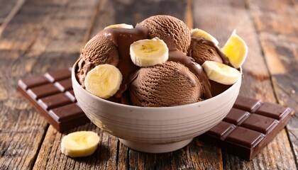 Chocolate Banana Ice Cream