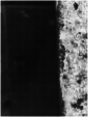 Grunge Halftone Pop Art Illustration Retro Dots Vector Background