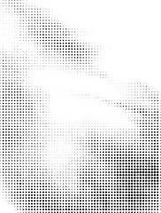 Halftone Dots Background Vector Grunge Texture Pop Art Template