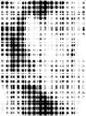 Halftone Grunge Vector Texture Abstract Pop Art Dots Background