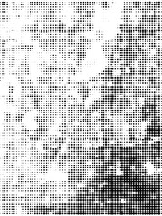 Halftone Vector Grunge Dots Retro Pop Art Background Illustration