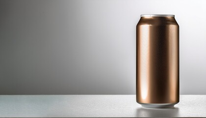 Slim Soda Energy Drink Beverage Can Mockup With Blank Copyspace