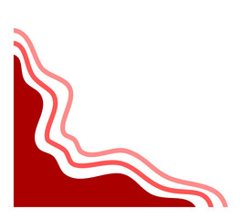 Abstract Wavy Background with Smooth Gradient Curves. Fluid Minimal Shapes for Modern Digital Design Template