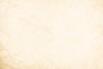 Colour old concrete wall texture background. Close up retro plain cream color cement wall background texture. Design paper vintage parchment element.