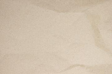 Old paper vintage texture surface for background. Brown paper crumpled texture, Cream color recycled kraft paper texture blank with copy space for text.	