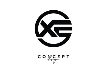 XE Creative Circle Monogram Logo Design – Modern Branding Concept