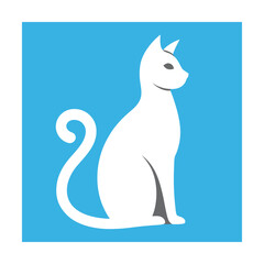White cat icon