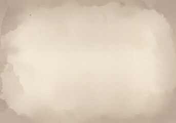 Obraz premium Aged paper texture with watercolor effect in soft neutral tones 