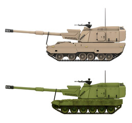 A collection of concepts for a self-propelled howitzer on a tracked base (top: PLZ-45A4, bottom: PLZ-45A72). Individual images, in full size, can be found in the portfolio or by name in the site searc