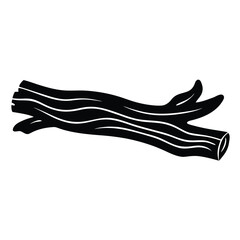 driftwood vector icon  on white background