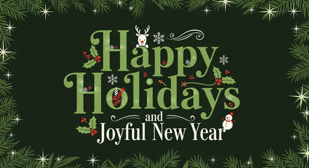 Holiday & New Year Greetings card